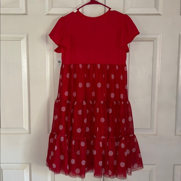NWT Disney Minnie Mouse Red Polka Dot Tiered Dress - Picture 4 of 5